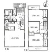 タウンホーム池尻の間取り画像