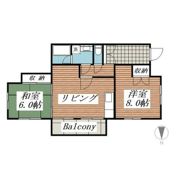 ブルーリーフ・Kの間取り画像