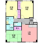 エクセル中央の間取り画像