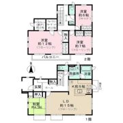 万福寺19街区住宅の間取り画像