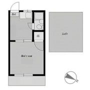 セドルハイムモリカワAの間取り画像