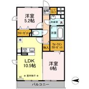 TD西ノ前の間取り画像