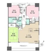 リストレジデンス南林間の間取り画像