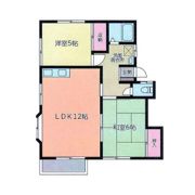 ウイング フルールBの間取り画像