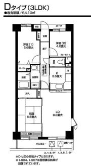 オクトス市ケ尾の間取り画像