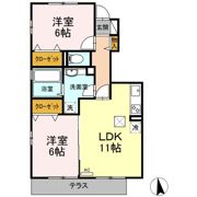 リッツハウス ミノールの間取り画像