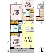 （仮称）D-ROOMすみよし台 Bの間取り画像