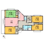 グリーンヒル藤が丘CII棟の間取り画像