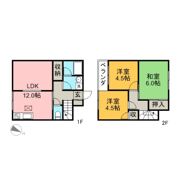 テラスハウスもえぎ野の間取り画像