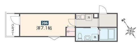 MELDIA相模大野の間取り画像