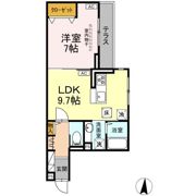 クレーア中央林間の間取り画像