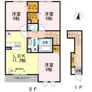 リヴェールの間取り画像