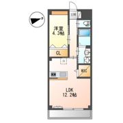 セントラルセブンの間取り画像