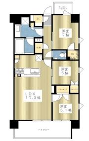 ザ・パークハウス横浜川和町テラスの間取り画像