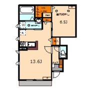 バンデハイムA・Bの間取り画像