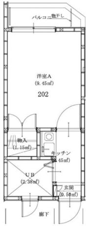 鶴川第一レジデンスの間取り画像