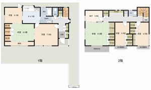 町田市成瀬台1丁目 貸家の間取り画像