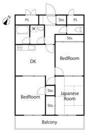 シャロームの間取り画像