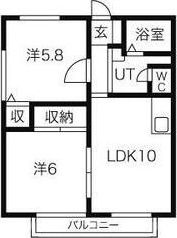 サントピアKの間取り画像