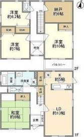 松風台貸家の間取り画像