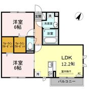 ブリリアントIの間取り画像