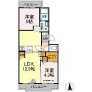 深見台レジデンスの間取り画像