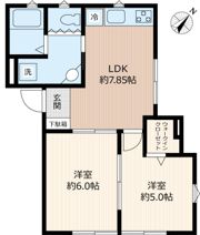 ミストラル志季の間取り画像