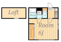 セゾン東林間の間取り画像