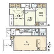 南大谷戸建の間取り画像