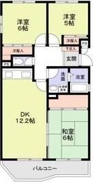 百合ヶ丘社宅の間取り画像