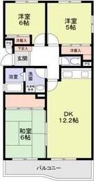 百合ヶ丘社宅の間取り画像