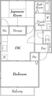 サニーハウスの間取り画像