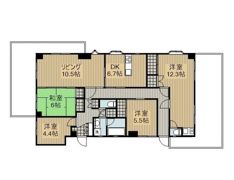 グランメゾンミューズの間取り画像