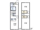 レオパレス峯下Bの間取り画像
