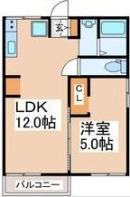 柳下ハイツの間取り画像