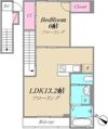メルヴェーユ町田の間取り画像