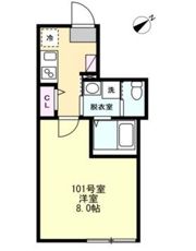 ベイルーム長津田フロントの間取り画像