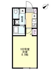 ベイルーム長津田フロントの間取り画像
