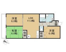 グリーンヒル藤が丘G棟の間取り画像
