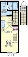 シャテーニュ東林間の間取り画像