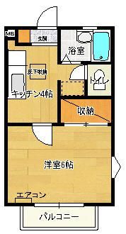 フォレストヒルズEの間取り画像