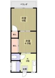 ハイツ学園の間取り画像