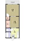 ハイツ学園の間取り画像