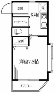 メゾンドAIIの間取り画像
