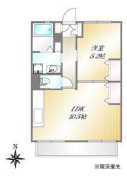 サンホワイトB106の間取り画像