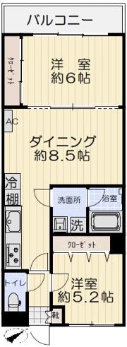シャトレーグリーン横浜の間取り画像