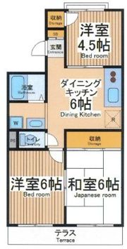 ハイツ相模の間取り画像