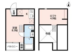 ReXAM中央林間の間取り画像