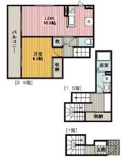 メゾンソレイユの間取り画像