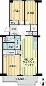 ドルフ青葉台3号棟の間取り画像